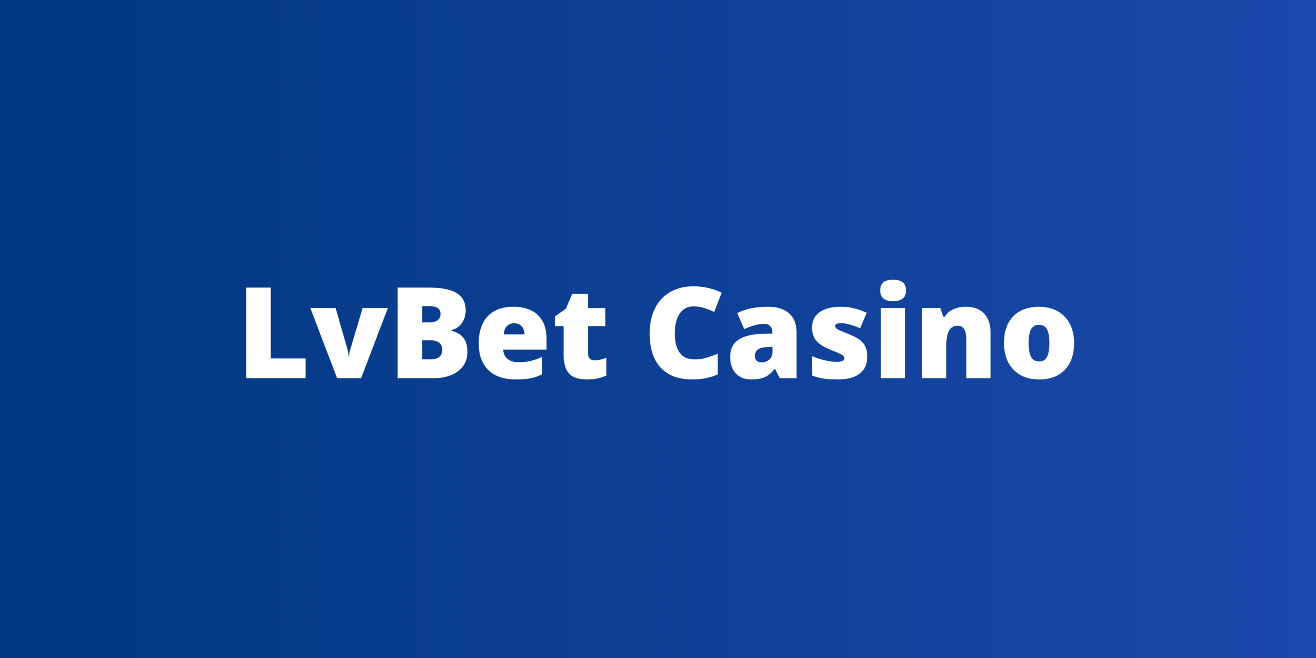 LvBet Casino Utan Svanck Licens